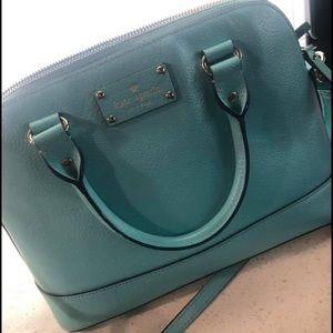 Kate Spade Rachelle Blue Wellesley Handbag